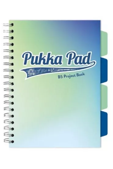 Pukka Pad Project Book B5 Seafoam kratka 100 kartek 3 szt.