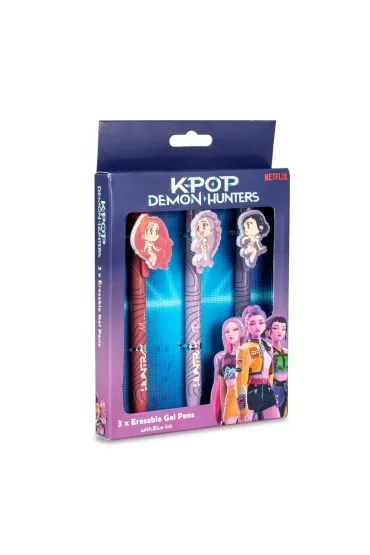 KIDS EUROSWAN D�ugopisy �elowe wymazywalne K-POP Demon Hunters 3szt.SR2510672