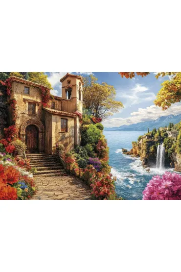 Puzzle 500 Willa nad morzem 113800 Educa