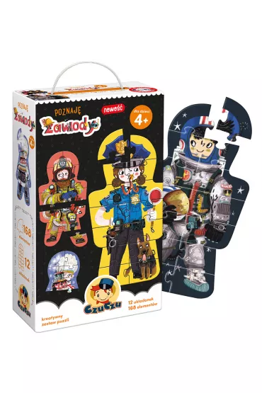 Puzzle Poznaj� zawody Bright Junior Media