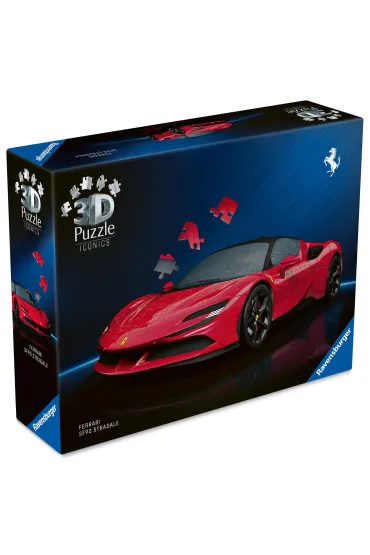 Puzzle Iconics 108 el. 3D Ferrari Stradale Ravensburger