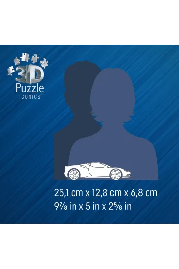 Puzzle Iconics 108 el. 3D Ferrari Stradale Ravensburger