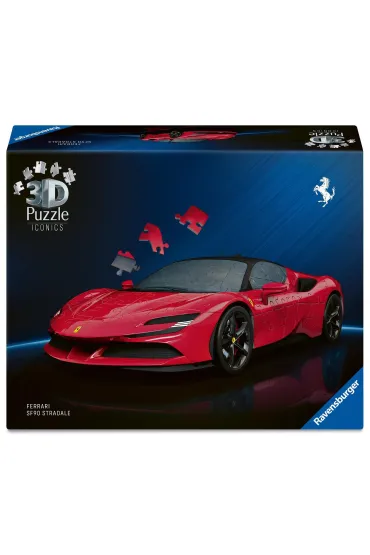 Puzzle Iconics 108 el. 3D Ferrari Stradale Ravensburger