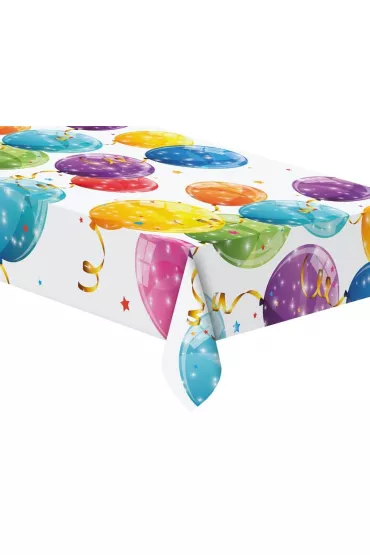 Godan Obrus plastikowy Sparkling Balloons 120x180cm