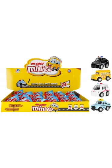 Auto metalowe 7cm mix Mega Creative