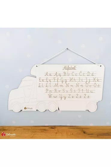 Znam sw�j alfabet - tablica drewniana Tir Colorado