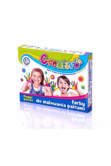 Astra Farby do malowania palcami w pude�ku 4 kolory