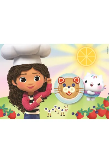 Puzzle 3x48 el. SuperColor. Koci Domek Gabi Clementoni