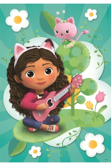 Puzzle 3x48 el. SuperColor. Koci Domek Gabi Clementoni
