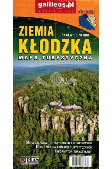 Mapa - Ziemia K�odzka 1:70 000