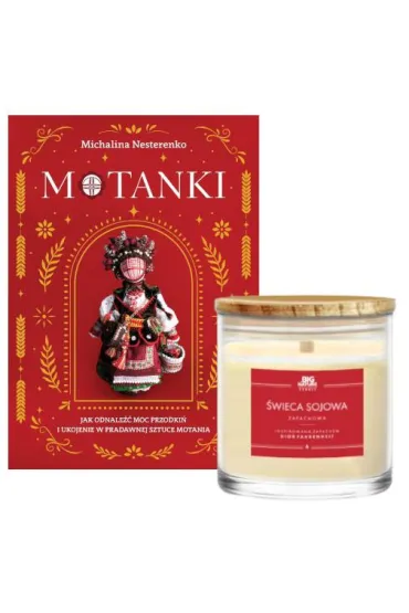 Pakiet: Motanki, �wieca sojowa inspiracja zapachowa Dior Fahrenheit