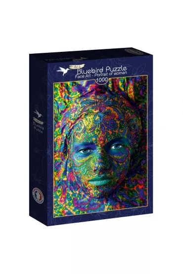 Puzzle 1000 el. Porteret kobiety Bluebird Puzzle