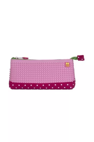 Pixie Crew Pi�rnik na suwak Bia�e Kropki z r�owym panelem