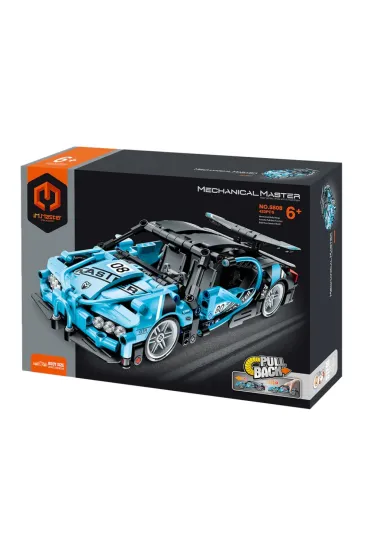Klocki iM.Master Super Auto niebieskie 422 elementy