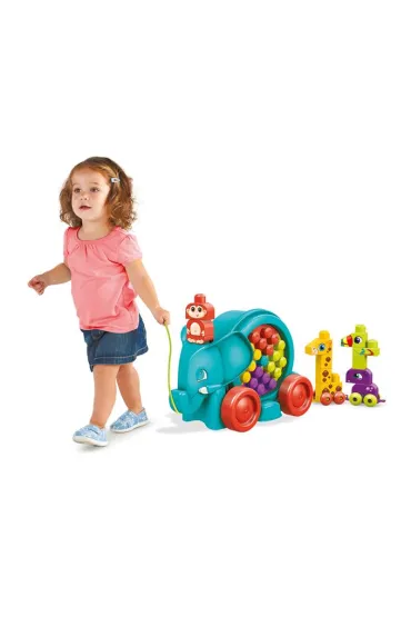 Mega Bloks. Spacerowy s�onik z klockami Mattel