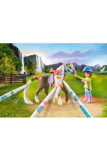Playmobil Horses of Waterfall Kreatywny zestaw z koniem i pisakami 71640