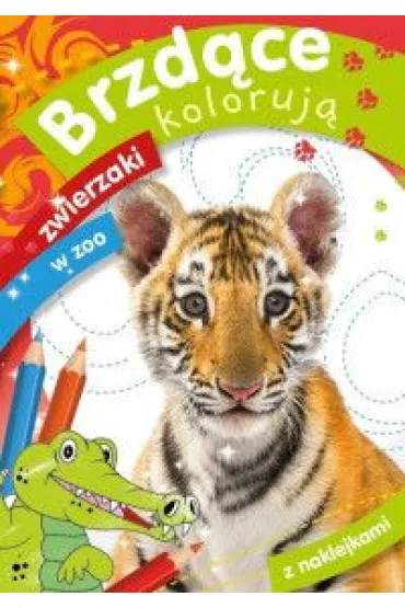 Brzd�ce koloruj� zwierzaki w zoo