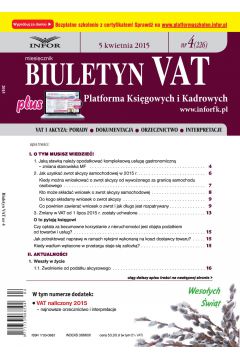 ePrasa Biuletyn VAT 4/2015
