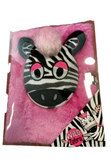 St. Majewski Pami�tnik z k��dk� 3D w�ochacz A5 Zebra 96 kartek
