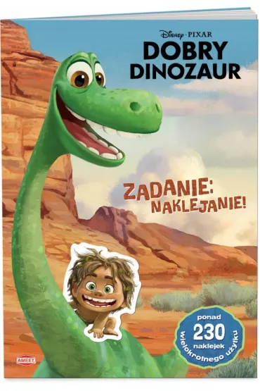 Dobry dinozaur. Zadanie: naklejanie! *