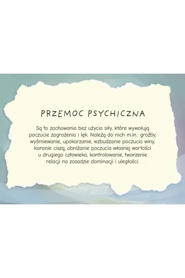 Przemoc bez tabu Karty edukacyjne dla dzieci w wieku 12+ - Anna  Jarosz-Bili�ska