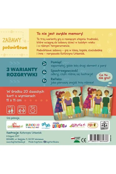 Memory na 3 sposoby Zabawy podw�rkowe Edgard
