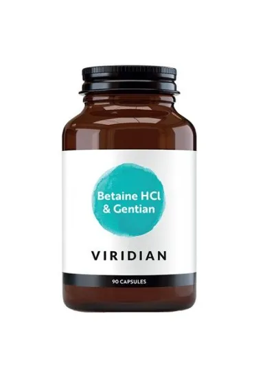 Viridian Betaina HCL z Goryczk� - suplement diety 90 kaps.