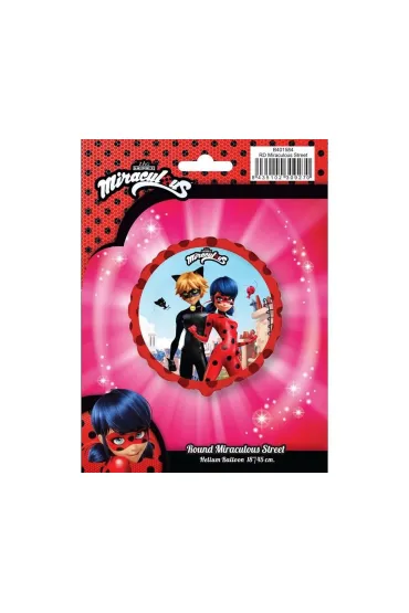 Flexmetal Balon foliowy FX Miraculous Street 48cm