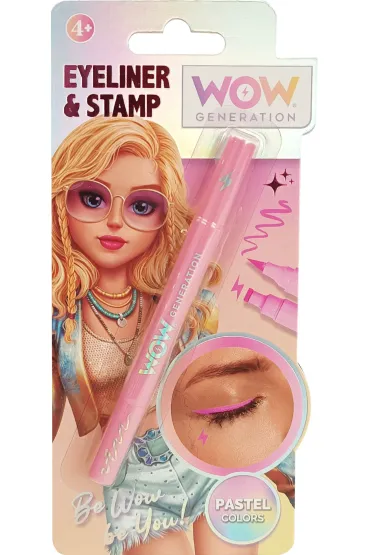 Eyeliner z piecz�tk� WOW00113 1szt.mix KIDS EUROSWAN