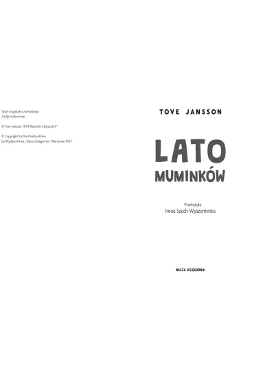 Lato Mumink�w - Tove Jansson