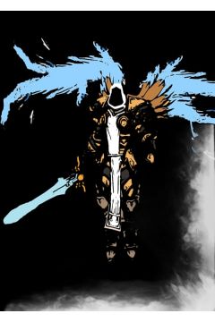 BlizzardVerse Stencils - Tyrael, the Stalwart Defender of Mankind, Diablo - plakat 20x30 cm
