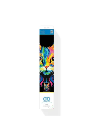 Diamond Dotz Haft diamentowy - Adults Flocked Neon Cat 35.5x45.7cm