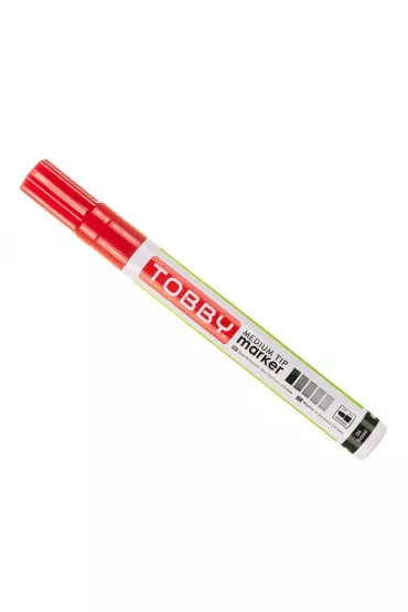 Tobby Marker olejowy olejny czerwony