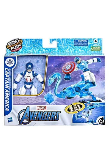 Figurka Avengers Bend and Flex Kapitan Ameryka Ice Mission