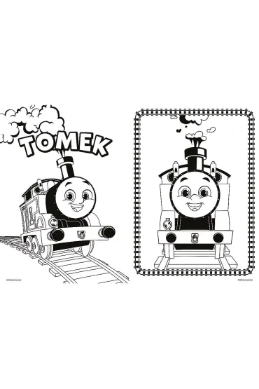 Tomek i Przyjaciele Mega kolorowanka
