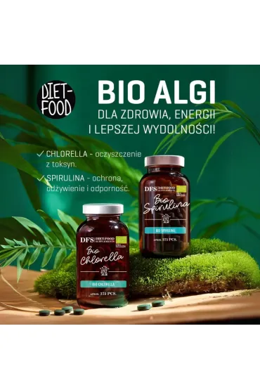Diet-Food Chlorella 400 Mg suplement diety 375 tab. Bio