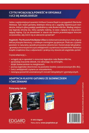 The hound of the Baskervilles. Pies Baskerville'�w. Adaptacja klasyki z �wiczeniami. Poziom B1-B2 - Artur Conan Doyle, Grzegorz Gajek