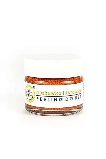 Miodowa Mydlarnia Peeling do ust Truskawka i urawina 25 g