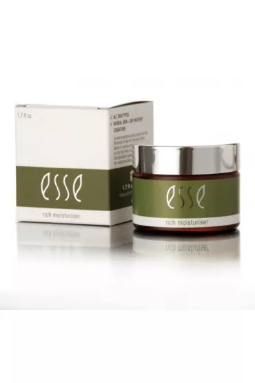 ESSE ORGANIC, Krem Nawil�aj�co- Od�ywczy do Twarzy z Kwasem Hialuronowym i Ekstraktem z Kigeli Afryka�skiej o Bogatej Konsystencji 50 ml