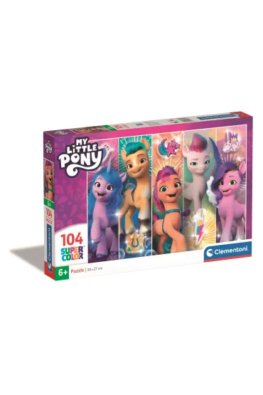 Puzzle 104 el. SuperColor. My Little Pony Clementoni