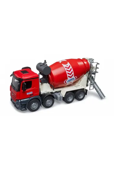 Mercedes Benz Arocs Betoniarka czerwona Bruder