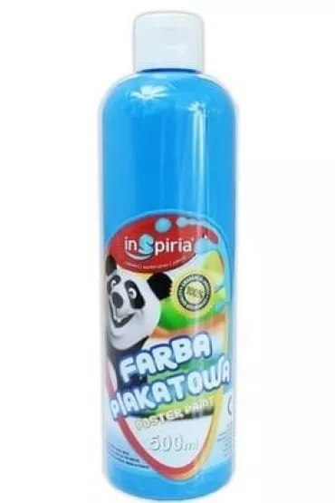 InSpiria Farba plakatowa niebieska 500 ml