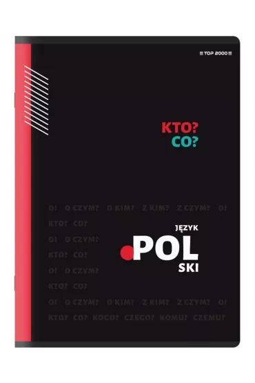 Top-2000 Zeszyt A5 J�zyk Polski linia 60 kartek 10 szt.