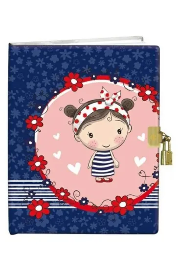 Peter Pauper Press Pami�tnik z k��dk� Ma�a Betty 13x18 cm, g�adki 60 kartek