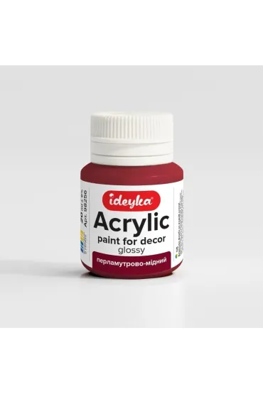 Ideyka Farba akrylowa Per�owa mied� 20ml 20 ml