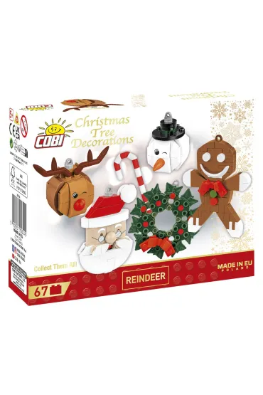 Cobi Dekoracja choinkowa z klock�w - Renifer