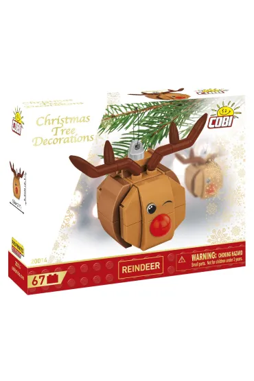 Cobi Dekoracja choinkowa z klock�w - Renifer