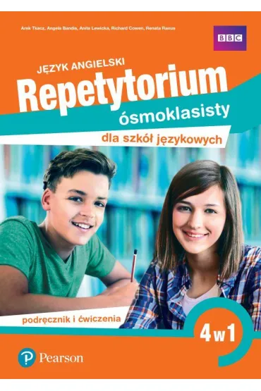 Pakiet. Teraz egzamin �smoklasisty. Repetytorium: J�zyk polski i Matematyka, Repetytorium �smoklasisty dla szk� j�zykowych. J�zyk angielski. 4 w 1. Podr�cznik i �wiczenia
