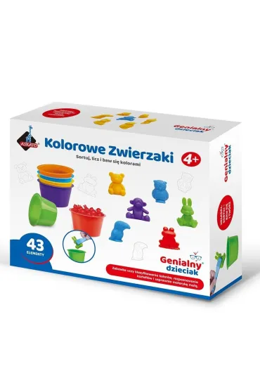 Kolorowe zwierzaki - liczmany Askato
