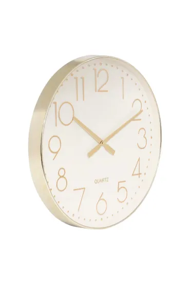 Zegar cienny okragy 51 cm biay Laure